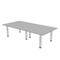 Skutchi Designs 45 in W, 96 in L, 29 in H, Engineered Wood Top, Grey HAR-REC-48X93-PT-01 - alternate 1